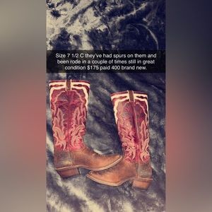 Women’s boulet square toe with riding heel boots